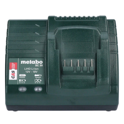 Metabo Basic Set 3x Batteries Li-Power 18 V 4,0 Ah + Chargeur Metabo SC 30 12 - 18 V