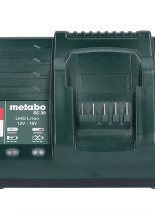 Metabo Basic Set 3x LiHD Akkupack 18 V 4,0 Ah ( 3x 625367000 ) + Metabo SC 30 Ladegerät 12 - 18 V ( 316067840 ) - Toolbrothers