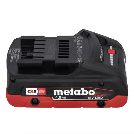Metabo Basic Set 4x LiHD Akkupack 18 V 4,0 Ah ( 4x 625367000 ) + Metabo SC 30 Ladegerät 12 - 18 V ( 316067840 ) - Toolbrothers