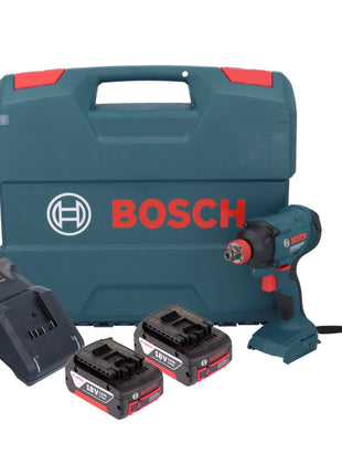 Clé à chocs rotative sans fil Bosch GDX 18V-180 18 V 180 Nm 1/2" + 2x batteries 3,0 Ah + chargeur + mallette en L