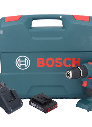 Taladro percutor inalámbrico Bosch GSB 18V-21 18 V 55 Nm + 1x batería 2,0 Ah + cargador + maletín L