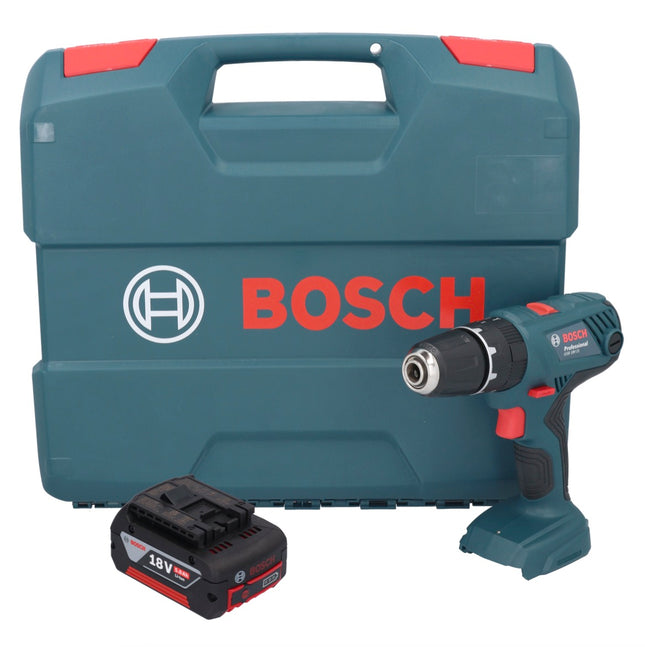 Bosch GSB 18V-21 Perceuse-visseuse à percussion sans fil 18 V 55 Nm + 1x batterie 5,0 Ah + L-Case - sans chargeur