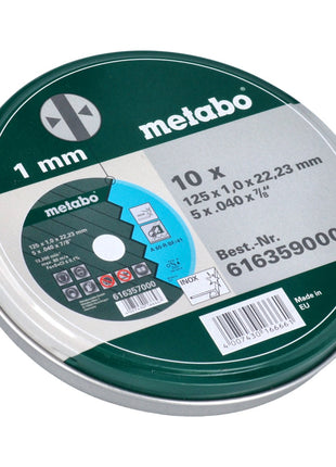 Metabo TF41 Trennscheibe Inox SP 125 x 1,0 x 22,23 mm 10 Stk. ( 616359000 ) - Toolbrothers