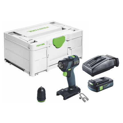 Festool TXS 18-Basic Akku Bohrschrauber 18 V 40 Nm Brushless + 1x Akku 3,0 Ah + Ladegerät + Systainer - Toolbrothers