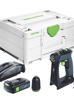 Festool CXS 18 Akku Bohrschrauber 18 V 40 Nm Brushless + 1x Akku 3,0 Ah + Ladegerät + Systainer - Toolbrothers