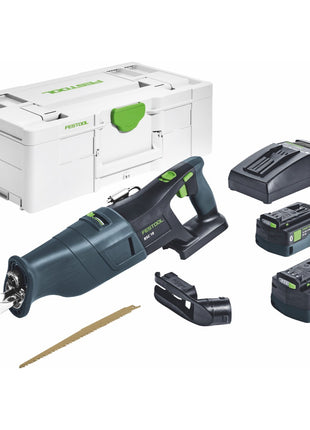 Festool RSC 18 5,0 EB-Plus Akku Säbelsäge 18 V Brushless ( 576948 ) + 2x Akku 5,0 Ah + Ladegerät + Systainer - Toolbrothers