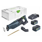 Festool RSC 18 5,0 EB-Plus Akku Säbelsäge 18 V Brushless ( 576948 ) + 2x Akku 5,0 Ah + Ladegerät + Systainer - Toolbrothers