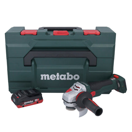 Metabo WB 18 LTX BL 15-125 Quick Meuleuse d'angle sans fil 18 V 125 mm Brushless + 1x batterie 4,0 Ah + metaBOX - sans chargeur