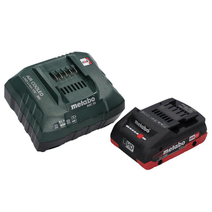 Metabo WB 18 LTX BL 15-125 Quick Meuleuse d'angle sans fil 18 V 125 mm Brushless + 1x batterie 4,0 Ah + chargeur + metaBOX