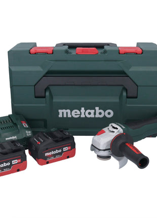 Metabo WPB 18 LT BL 11-125 Quick Akku Winkelschleifer 18 V 125 mm Brushless + 2x Akku 10,0 Ah + Ladegerät + metaBOX - Toolbrothers