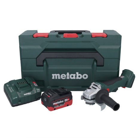 Metabo W 18 L BL 9-125 Akku Winkelschleifer 18 V 125 mm Brushless + 1x Akku 10,0 Ah + Ladegerät + metaBOX - Toolbrothers