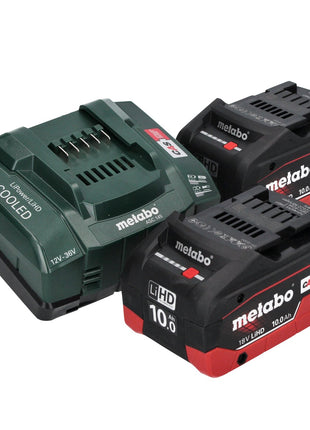 Metabo W 18 L BL 9-125 Akku Winkelschleifer 18 V 125 mm Brushless + 2x Akku 10,0 Ah + Ladegerät + metaBOX - Toolbrothers