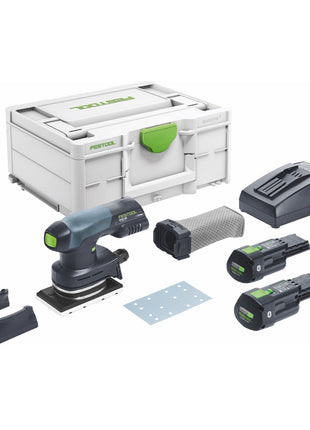 Festool RTSC 400 3,0 I-Plus Akku Rutscher 18 V 80 x 130 mm Brushless ( 577686 ) + 2x Akku 3,0 Ah + Ladegerät + Systainer - Toolbrothers