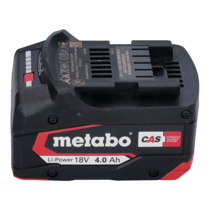 Metabo W 18 L 9-125 Meuleuse angulaire sans fil 18 V 125 mm + 1x batterie 4,0 Ah + metaBOX - sans chargeur