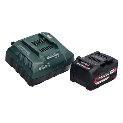 Metabo W 18 L 9-125 Meuleuse d'angle sans fil 18 V 125 mm + 1x batterie 4,0 Ah + chargeur + metaBOX