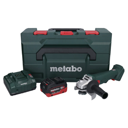 Metabo W 18 L 9-125 Akku Winkelschleifer 18 V 125 mm + 1x Akku 8,0 Ah + Ladegerät + metaBOX - Toolbrothers
