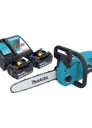 Makita DUC 307 RMX2 Akku Kettensäge 18 V 30 cm 7,7 m/s Brushless + 2x Akku 4,0 Ah + Ladegerät - Toolbrothers