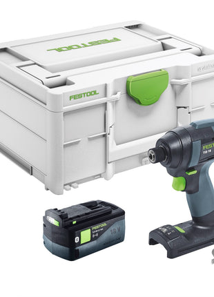 Festool TID 18-Basic Akku Schlagschrauber 18 V 180 Nm 1/4" + 1x Akku 5,0 Ah + Systainer - ohne Ladegerät - Toolbrothers