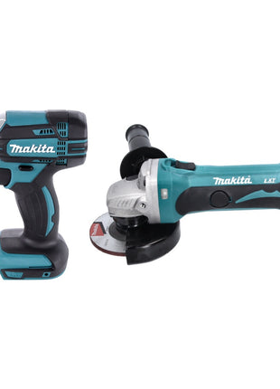 Makita DLX 6046 Kit combiné batterie 18 V DGA 452 + DHP 458 + DJR 186 + DML 802 + DSS 610 + DTD 152 + 3x batterie 3,0 Ah + chargeur + sacoche