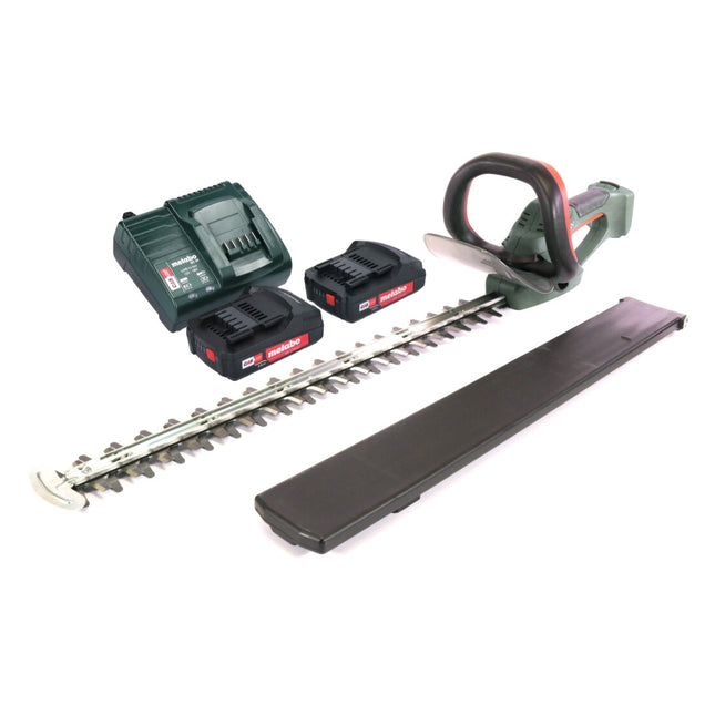Metabo AHS 18-65 V Taille-haies sans fil 18 V 63 cm + 2x batterie 2,0 Ah + chargeur