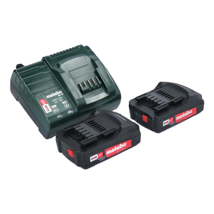 Metabo AHS 18-65 V Taille-haies sans fil 18 V 63 cm + 2x batterie 2,0 Ah + chargeur