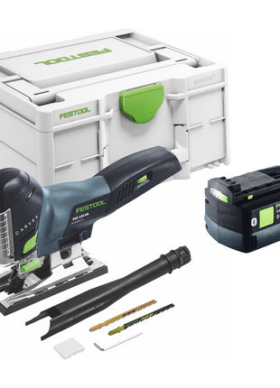 Festool CARVEX PSC 420-Basic Scie sauteuse pendulaire sans fil 18 V 120 mm Brushless + 1x batterie 5,0 Ah + Systainer - sans chargeur