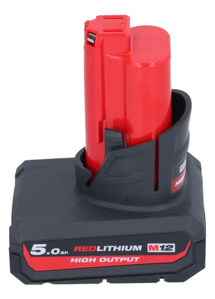 Milwaukee M12 HNRG-501 Akku Starter Set HB5 High Output 12 V 5,0 Ah / 5000 mAh Li-Ion Akku ( 4932480165 ) + M12-C12C Ladegerät - Toolbrothers