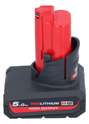 Milwaukee M12 HNRG-503 Akku Starter Set 3x HB5 High Output 12 V 5,0 Ah / 5000 mAh Li-Ion Akku ( 3x 4932480165 ) + M12-C12C Ladegerät - Toolbrothers