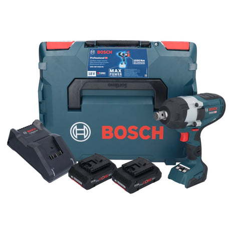 Bosch GDS 18V-1050 HC Akku Drehschlagschrauber 18 V 1050 Nm BITURBO Brushless + 2x ProCORE Akku 4,0 Ah + Ladegerät + L-Boxx - Toolbrothers