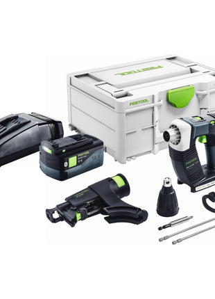 Festool DURADRIVE DWC 18-4500 Basic Akku Bauschrauber 18 V 14 Nm Brushless + 1x Akku 5,0 Ah + Ladegerät + Systainer - Toolbrothers