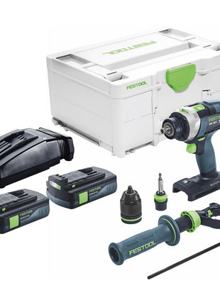 Festool TPC 18/4 I-Basic Akku Schlagbohrschrauber 18 V 75 Nm Brushless + 2x Akku 3,0 Ah + Ladegerät + Systainer - Toolbrothers