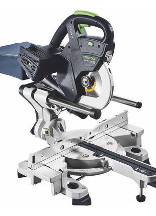 Festool KSC 60 EB-Basic KAPEX Akku Kapp Zugsäge 18 V / 36 V 216 mm Brushless + 4x Akku 5,0 Ah + Doppelladegerät + Systainer - Toolbrothers