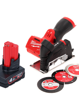 Milwaukee M12 FCOT-401 Multimaterialschneider 12 V 76 mm Brushless + 1x Akku 4,0 Ah - ohne Ladegerät - Toolbrothers