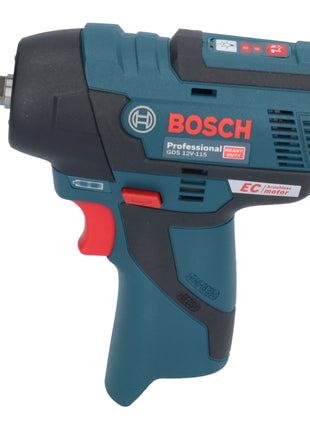 Bosch GDS 12V-115 Professional Akku Drehschlagschrauber 12 V 115 Nm 3/8" Brushless + 2x Akku 2,0 Ah + Ladegerät + L-Boxx - Toolbrothers