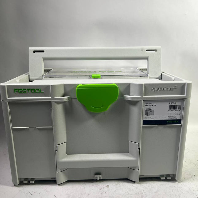 Festool SYS3 DF M 237 Systainer Werkzeugkoffer mit Deckelfach 577348 Beschaedigt 1 - toolbrothers