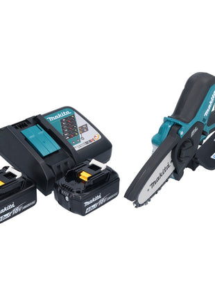 Makita DUC 101 RM Trononneuse d'elagage sans fil 18 V 10 cm Brushless + 2x batterie 4,0 Ah + kit chargeur