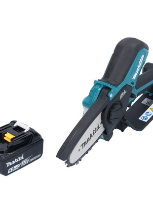 Sierra de podar a batería Makita DUC 101 T1 18 V 10 cm sin escobillas + 1x batería 5,0 Ah - sin cargador