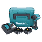 Makita DAS 180 RTJ Akku Gebläse 18 V Brushless + 2x Akku 5,0 Ah + Ladegerät + Makpac - Toolbrothers