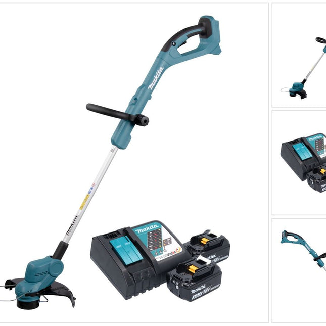 Makita DUR 193 RF2 Akku Rasentrimmer 18 V 260 mm + 2x Akku 3,0 Ah + Ladegerät - Toolbrothers