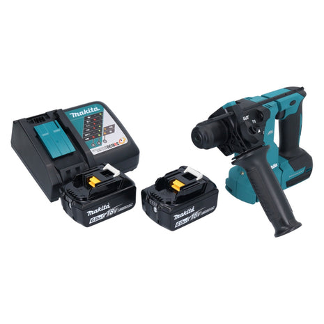 Makita DHR 183 RG Akku Bohrhammer 18 V 1,7 J SDS plus Brushless + 2x Akku 6,0 Ah + Ladegerät - Toolbrothers