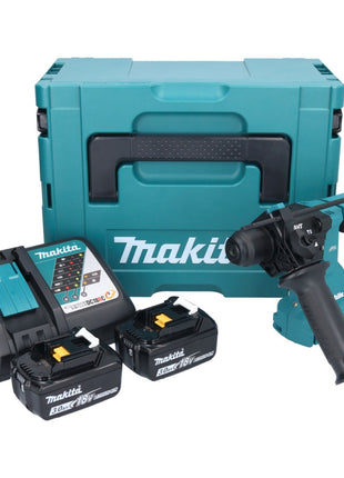 Makita DHR 183 RFJ Akku Bohrhammer 18 V 1,7 J SDS plus Brushless + 2x Akku 3,0 Ah + Ladegerät + Makpac - Toolbrothers