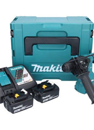 Makita DHR 183 RMJ Akku Bohrhammer 18 V 1,7 J SDS plus Brushless + 2x Akku 4,0 Ah + Ladegerät + Makpac - Toolbrothers