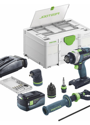 Festool TPC 18/4 I-Basic-Set Akku Schlagbohrschrauber 18 V 75 Nm Brushless + 1x Akku 5,0 Ah + Ladegerät + Systainer - Toolbrothers