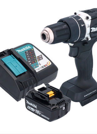 Makita DHP 484 RT1B Akku Schlagbohrschrauber 18 V 54 Nm Brushless Schwarz + 1x Akku 5,0 Ah + Ladegerät - Toolbrothers