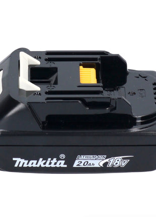 Makita DHP 484 A1JB Perceuse-visseuse à percussion sans fil 18 V 54 Nm Brushless noir + 1x batterie 2,0 Ah + Makpac - sans chargeur