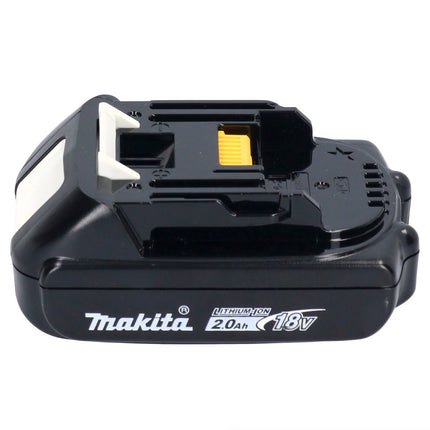 Makita DHP 484 A1JB Perceuse-visseuse à percussion sans fil 18 V 54 Nm Brushless noir + 1x batterie 2,0 Ah + Makpac - sans chargeur