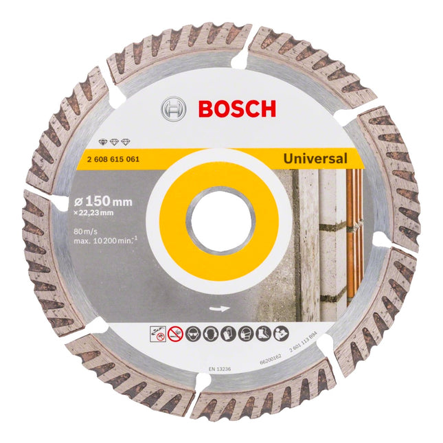Bosch Standard for Universal Diamanttrennscheibe 150 x 22,23 mm 20 Stk. ( 20x 2608615062 ) - Toolbrothers
