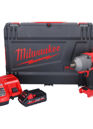 Clé à chocs sans fil Milwaukee M18 ONEFHIWF12-301X 18 V 1356 Nm 1/2" brushless + 1x batterie 3,0 Ah + chargeur + boîtier HD