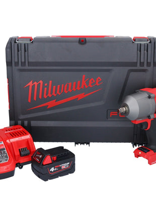 Milwaukee M18 ONEFHIWF12-401X Akku Schlagschrauber 18 V 1356 Nm 1/2" Brushless + 1x Akku 4,0 Ah + Ladegerät + HD Box