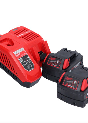 Meuleuse d'angle sur batterie Milwaukee M18 FSAG115X-402X 18 V 115 mm sans balais + 2x batteries 4,0 Ah + chargeur